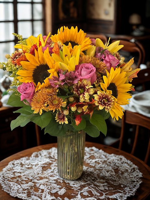 Sunlit Autumn Romance