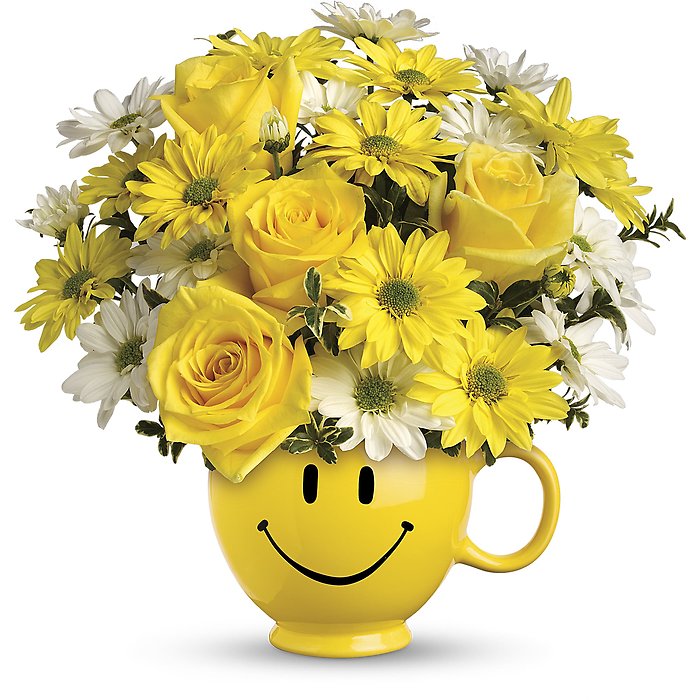 Be HappyÂ® Bouquet with Roses