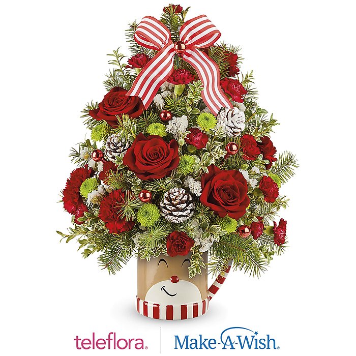 Send A Hug Merry Reindeer Tree