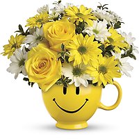 Be Happy Bouquet with Roses