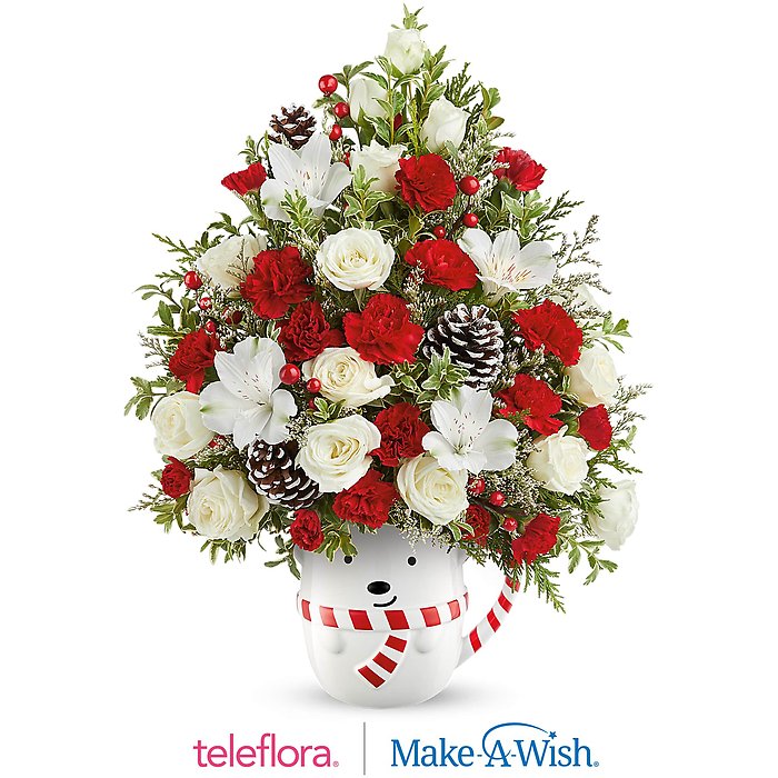 Send A HugÂ® Snowy Lane Tree