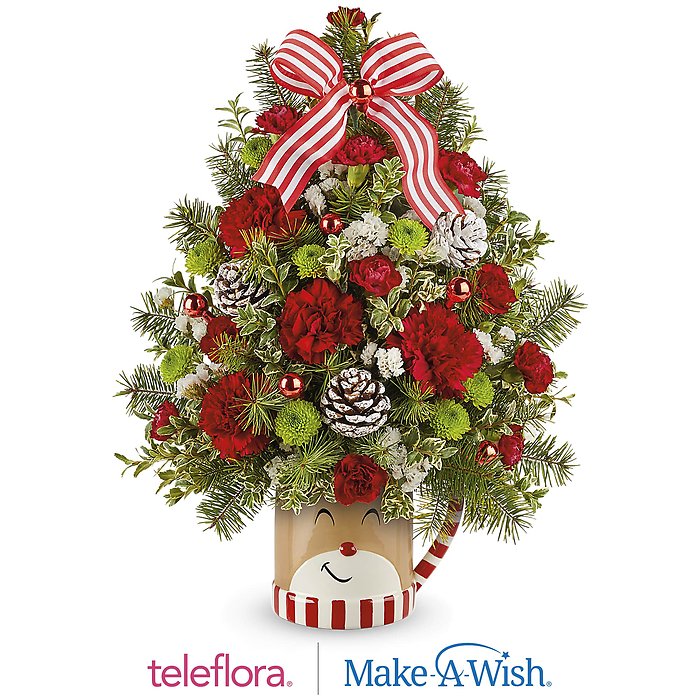 Send A Hug Merry Reindeer Tree