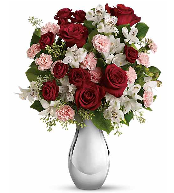 Teleflora\'s Crazy for You Bouquet with Red Roses