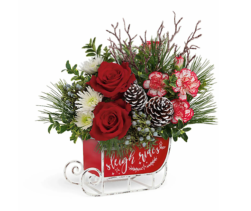 Teleflora\'s Dashing Sleigh Bouquet