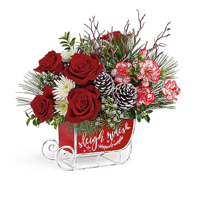 Teleflora\'s Dashing Sleigh Bouquet