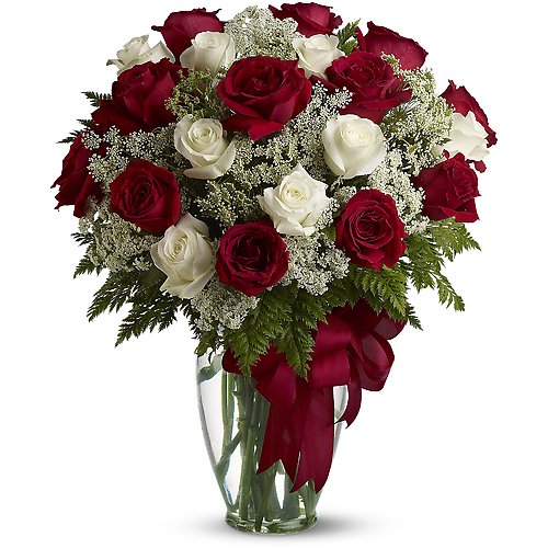 Love&#39;s Divine Bouquet - Long Stemmed Roses