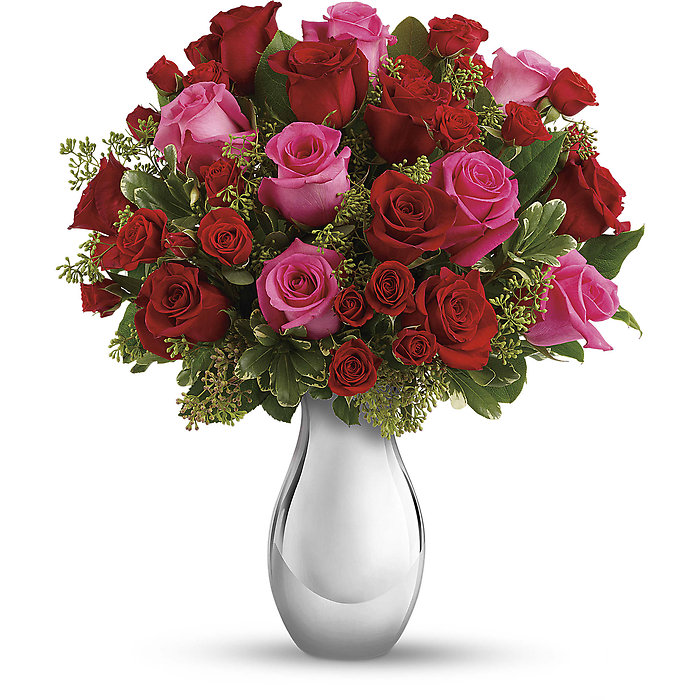 True Romance Bouquet with Red Roses